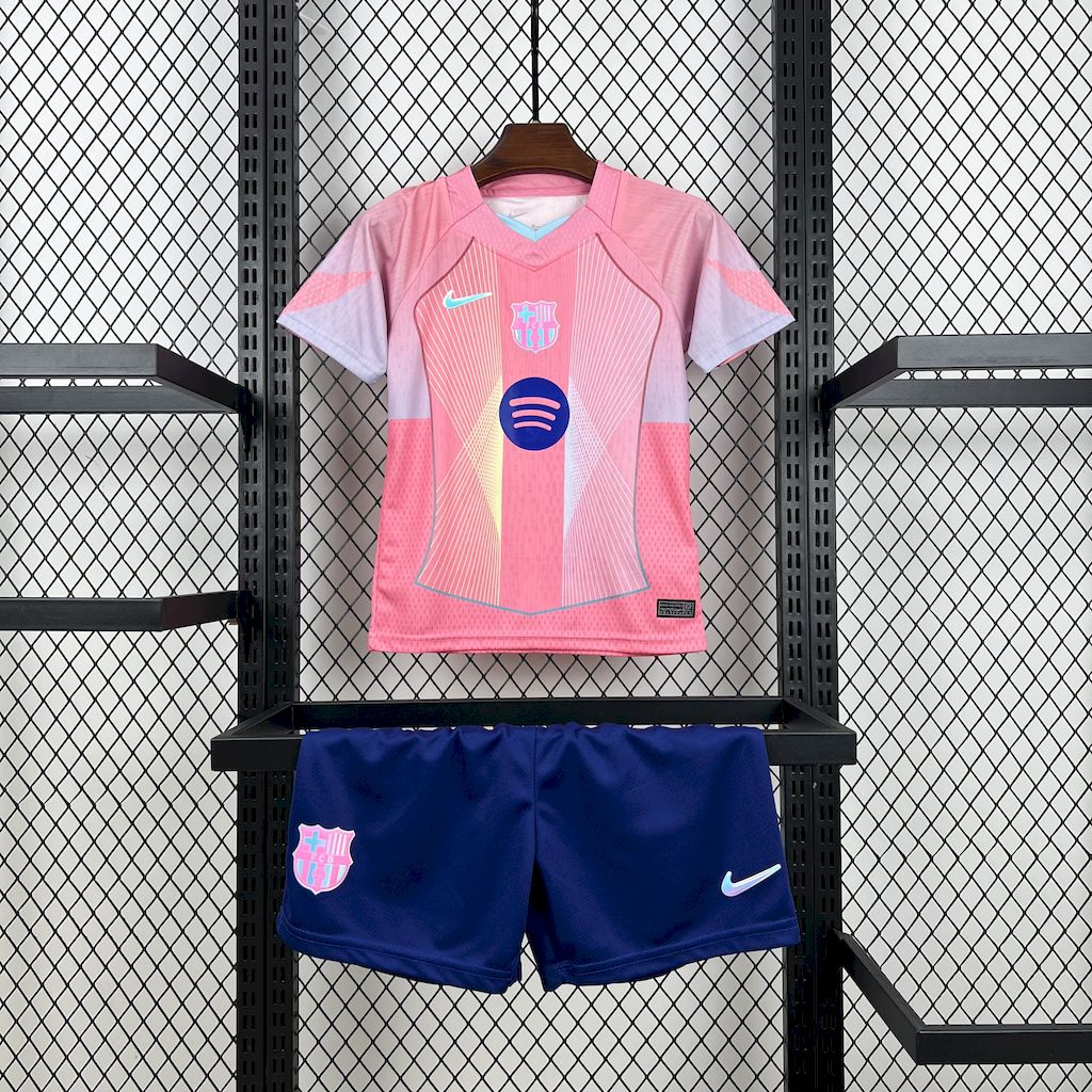 Barcelona Special Edition Pink 25/26 Kit Kids