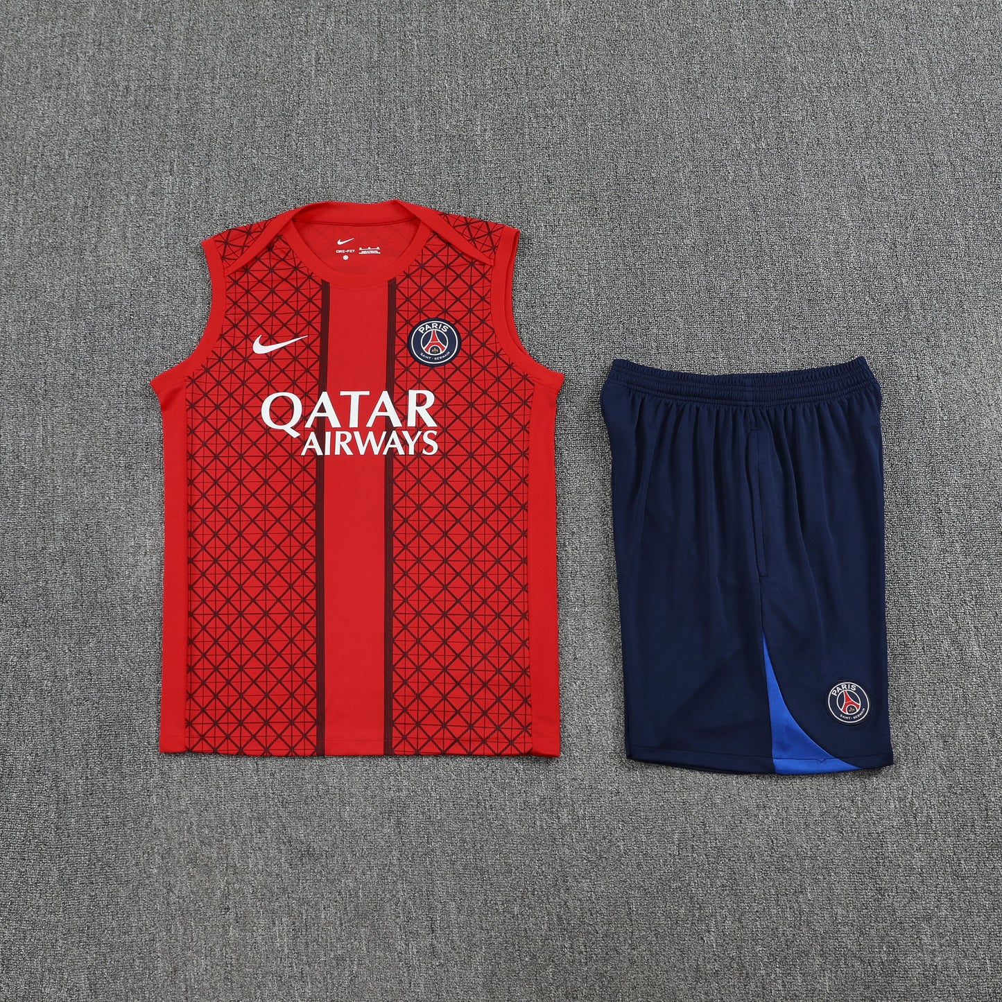 Kit Tank Top + Shorts PSG Training Red/Blue 25/26