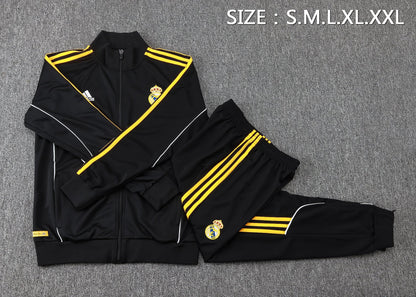 Real Madrid Black Tracksuit Full-Zip 25/26