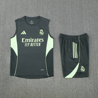 Kit Tank Top + Shorts Real Madrid Green 25/26