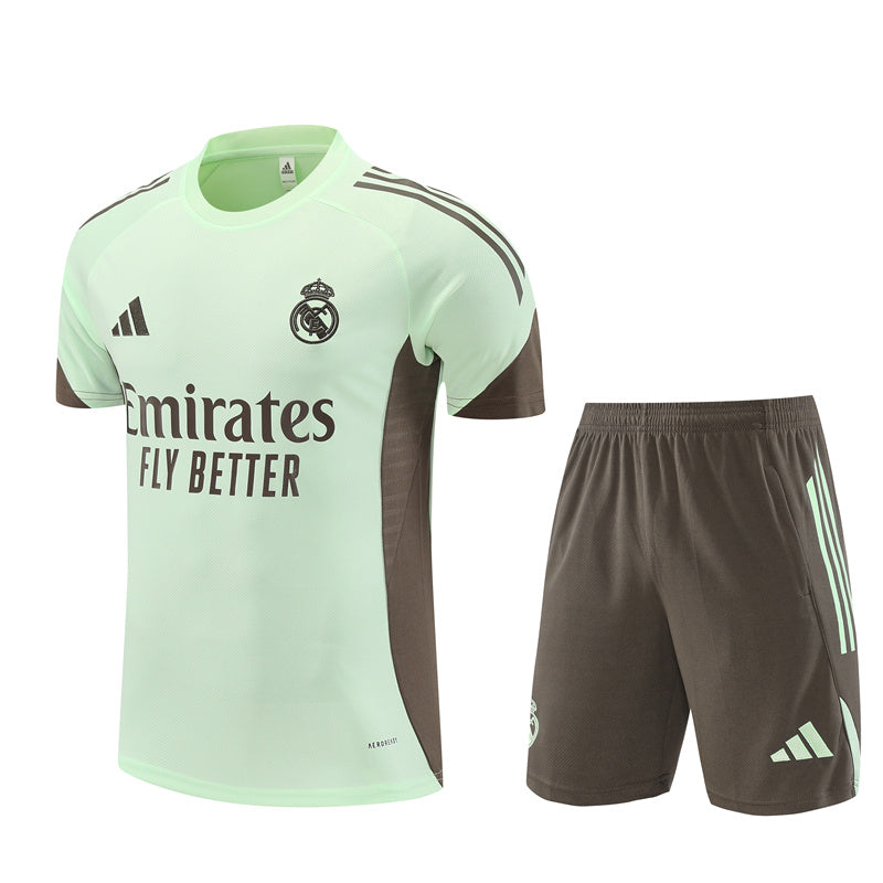Kit Shirt + Shorts Real Madrid Green/Grey Training 25/26