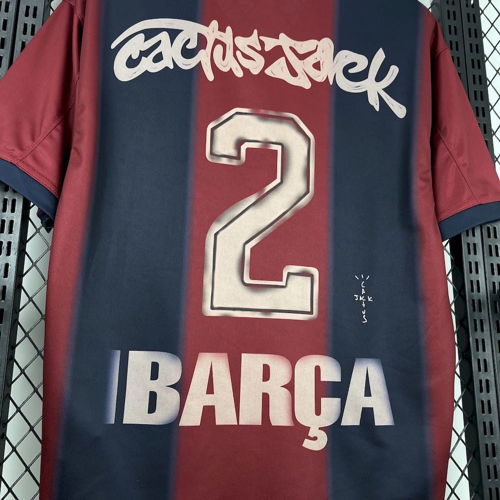 CJ x Nike x FC Barcelona Retro 2000/01 Home Skeleton Jersey