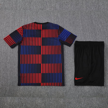 Kit Shirt + Shorts Barcelona Red/Blue/Black Training 25/26