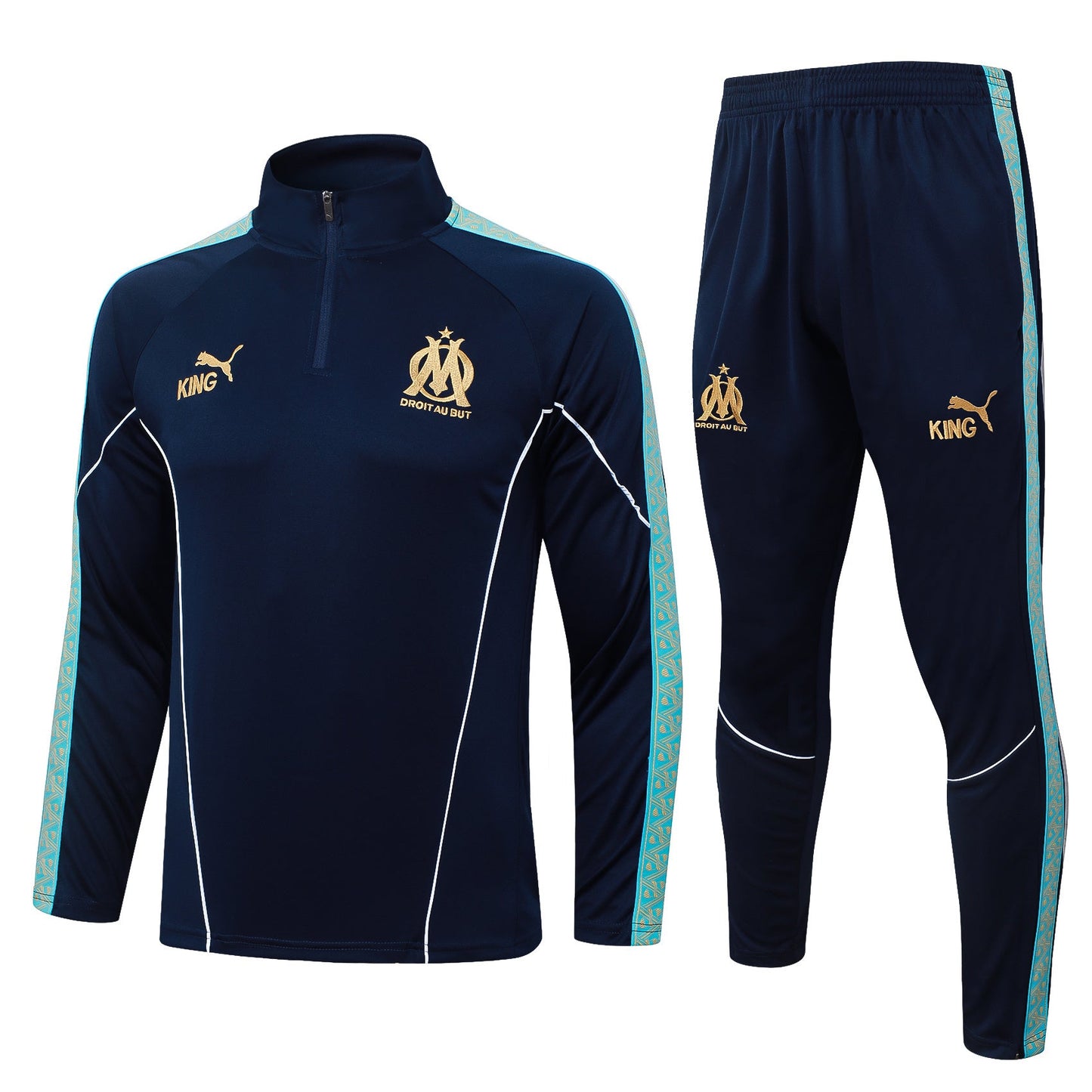 Tracksuit Olympique Marseille Blue 25/26 - CalcioVivo