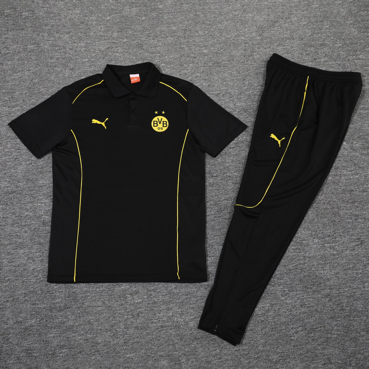 Kit Polo + Pants Borussia Dortmund Black 25/26