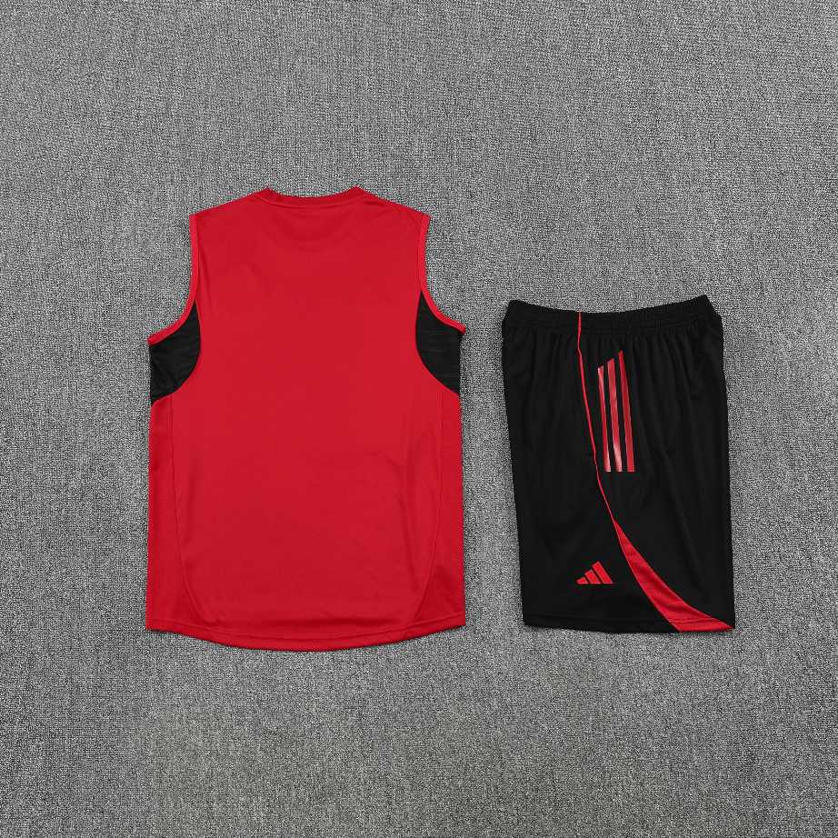 Kit Tank Top + Shorts Manchester United Training Red 25/26