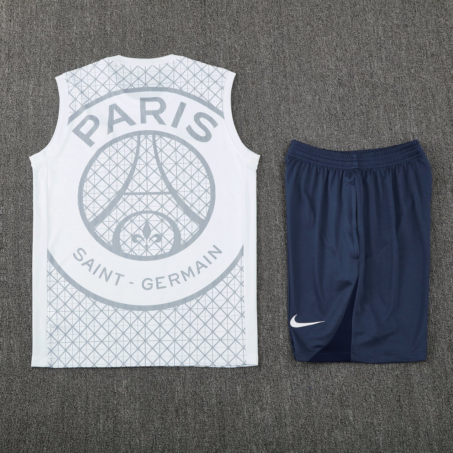 Kit Tank Top + Shorts PSG White/Blue 25/26