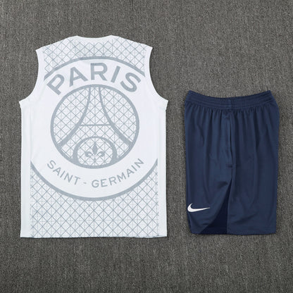 Kit Tank Top + Shorts PSG White/Blue 25/26