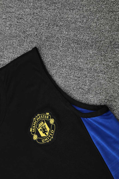 Kit Tank Top + Shorts Manchester United Training Black 25/26