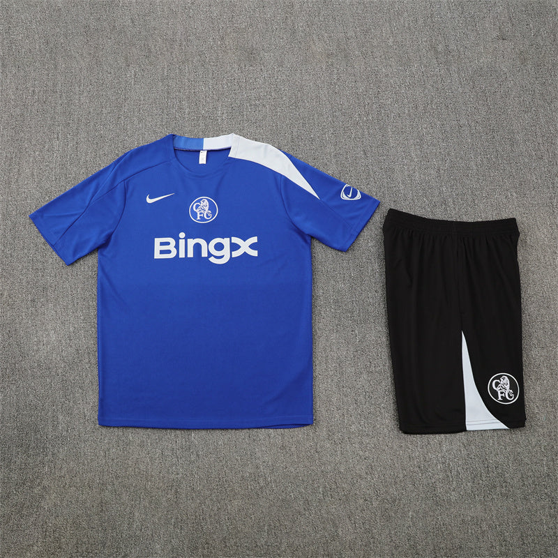 Kit Shirt + Shorts Chelsea Blue/Black 25/26