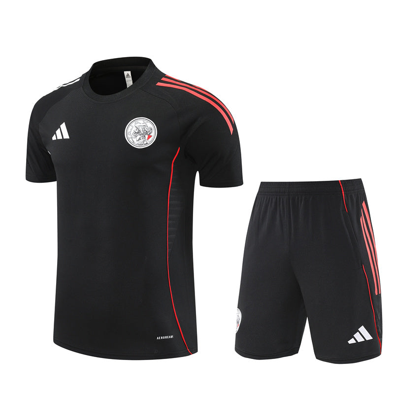 Kit Shirt + Shorts Ajax Black Training 25/26