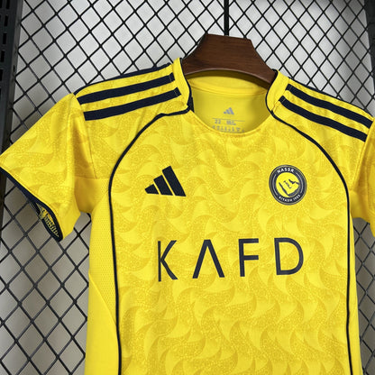 Al-Nassr Home 25/26 Kit Kids