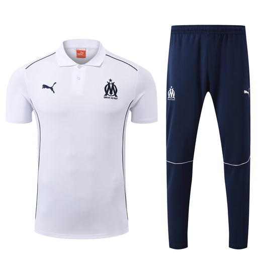 Polo Kit + Pants Al-Nassr White/Dark Blue 25/26