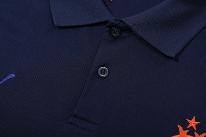 Al-Nassr Dark Blue Polo + Pants Kit 25/26