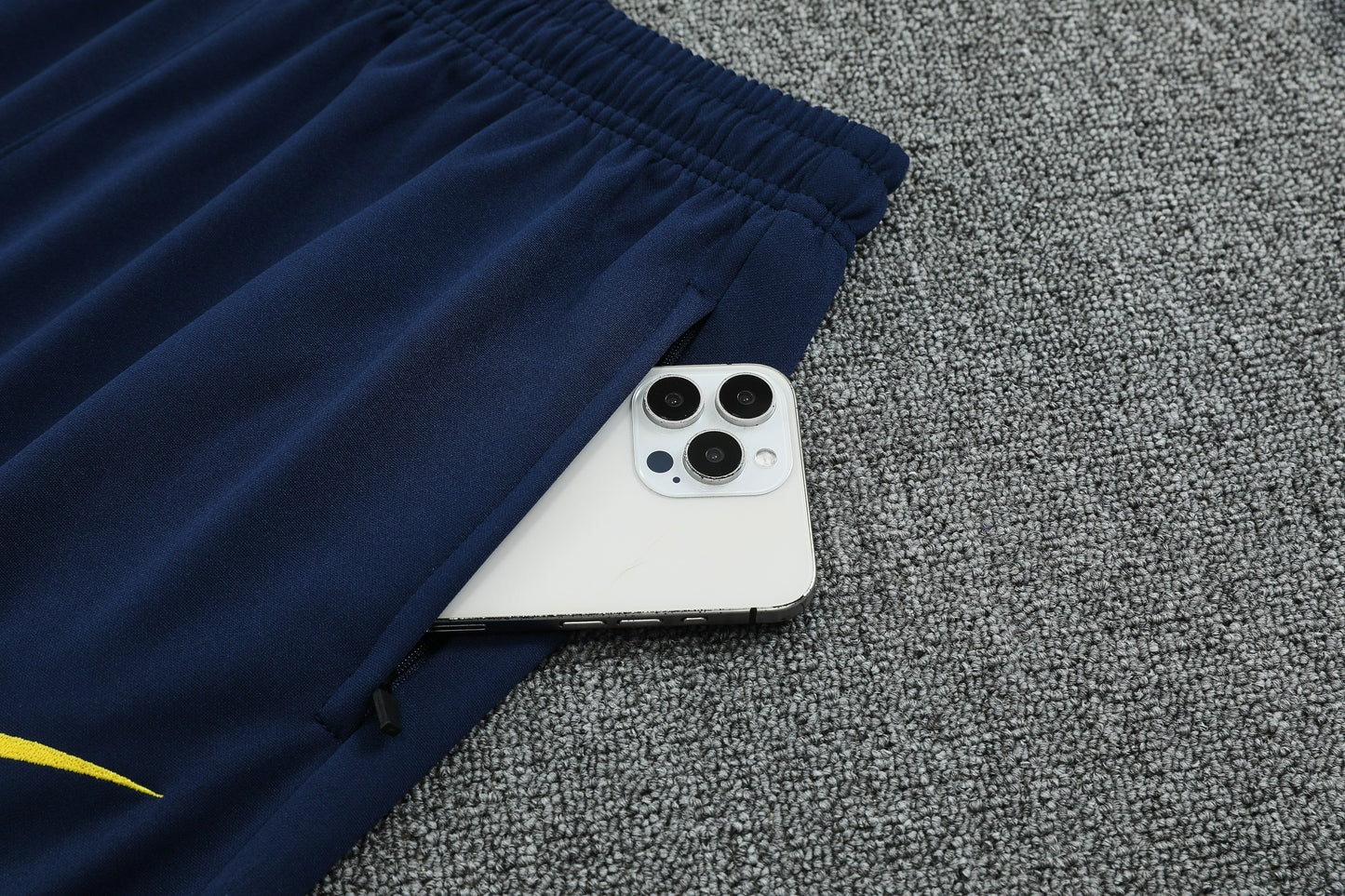 Kit Polo + Pants Brazil White/Dark Blue 25/26