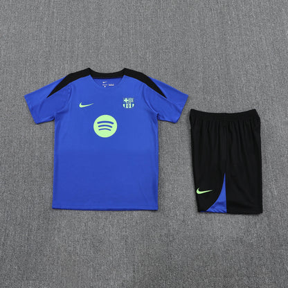 Kit Shirt + Shorts Barcelona Blue/Black Training 25/26