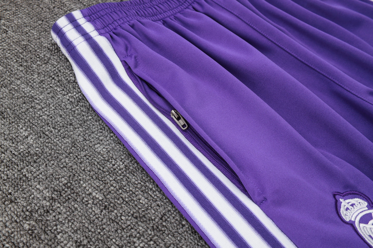 Real Madrid Purple Tracksuit Full-Zip 25/26