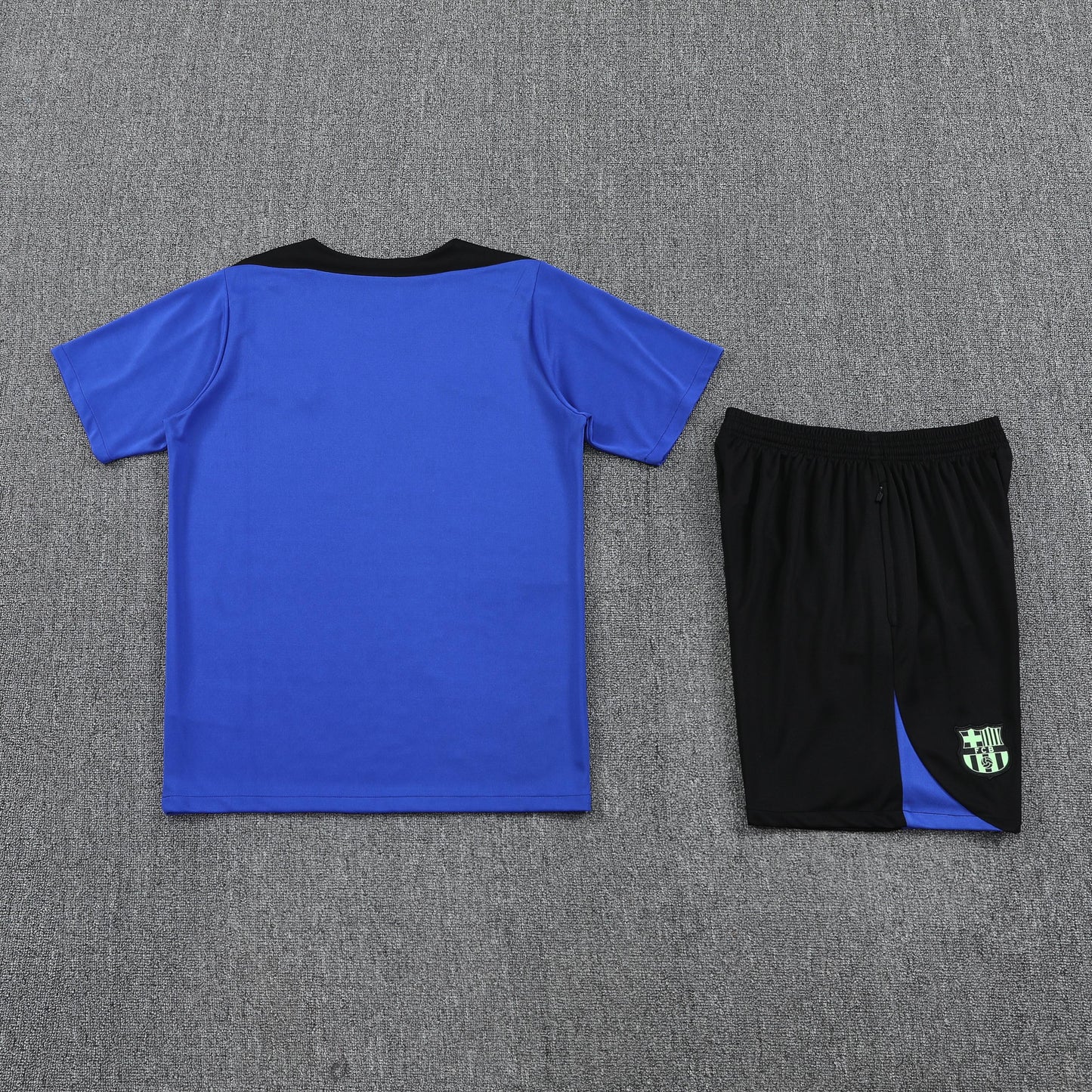 Kit Shirt + Shorts Barcelona Blue/Black Training 25/26