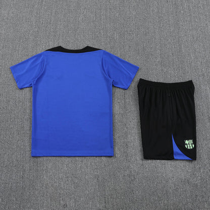 Kit Shirt + Shorts Barcelona Blue/Black Training 25/26