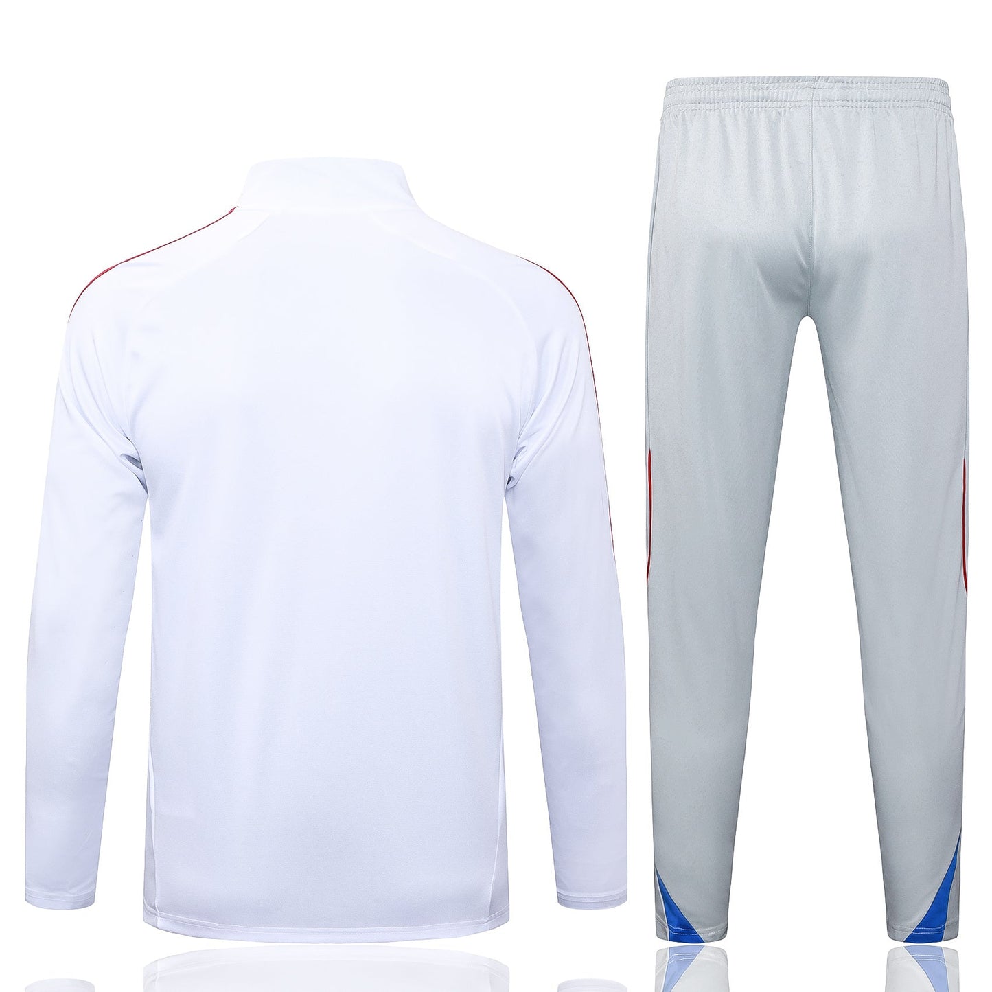 Bayern White/Gray Tracksuit Half-Zip 25/26