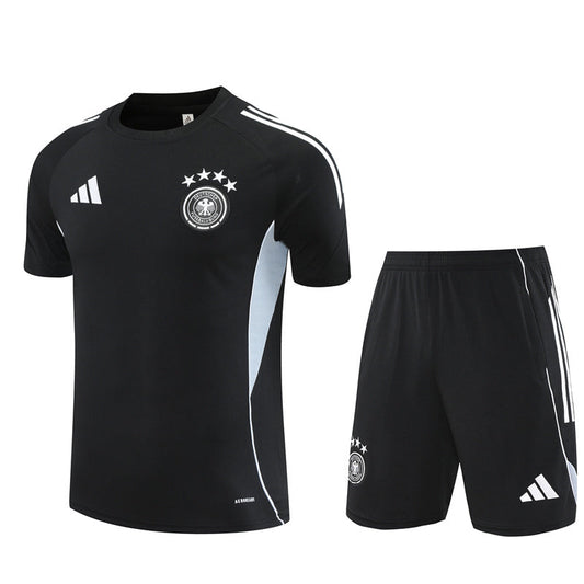 Kit Shirt + Shorts Germany Black Training 25/26