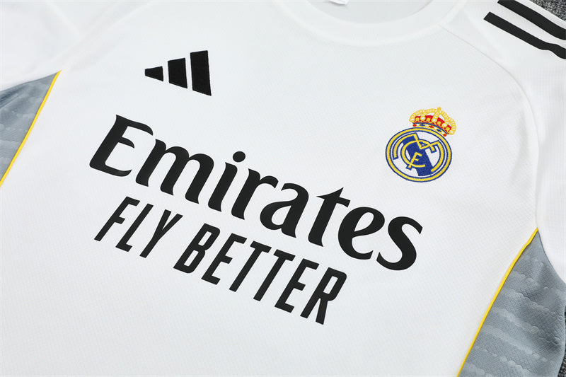 Kit Shirt + Shorts Real Madrid White/Black Training 25/26