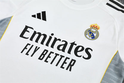 Kit Shirt + Shorts Real Madrid White/Black Training 25/26