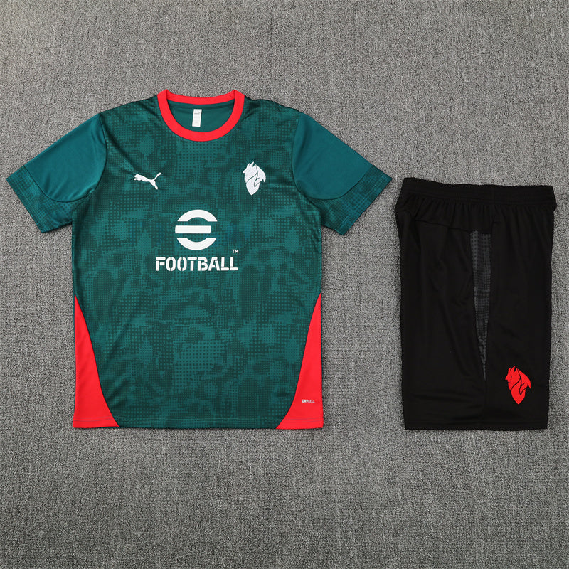 Kit Shirt + Shorts Milan Green/Back 25/26