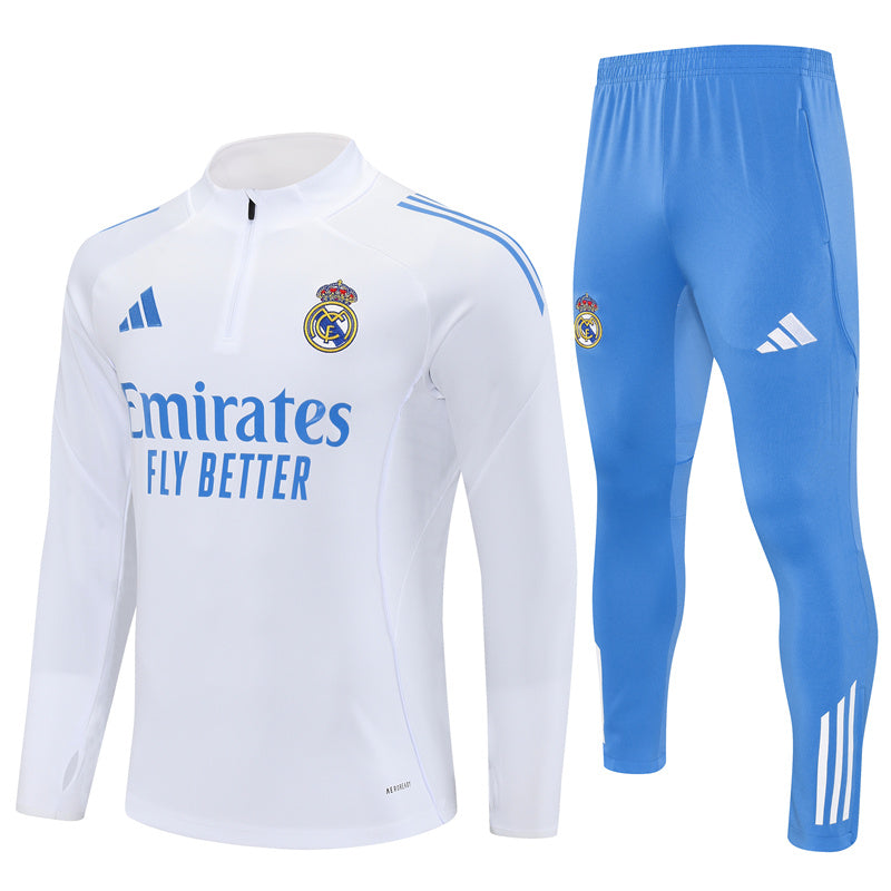 Tracksuit Real Madrid Training White/Blue 25/26