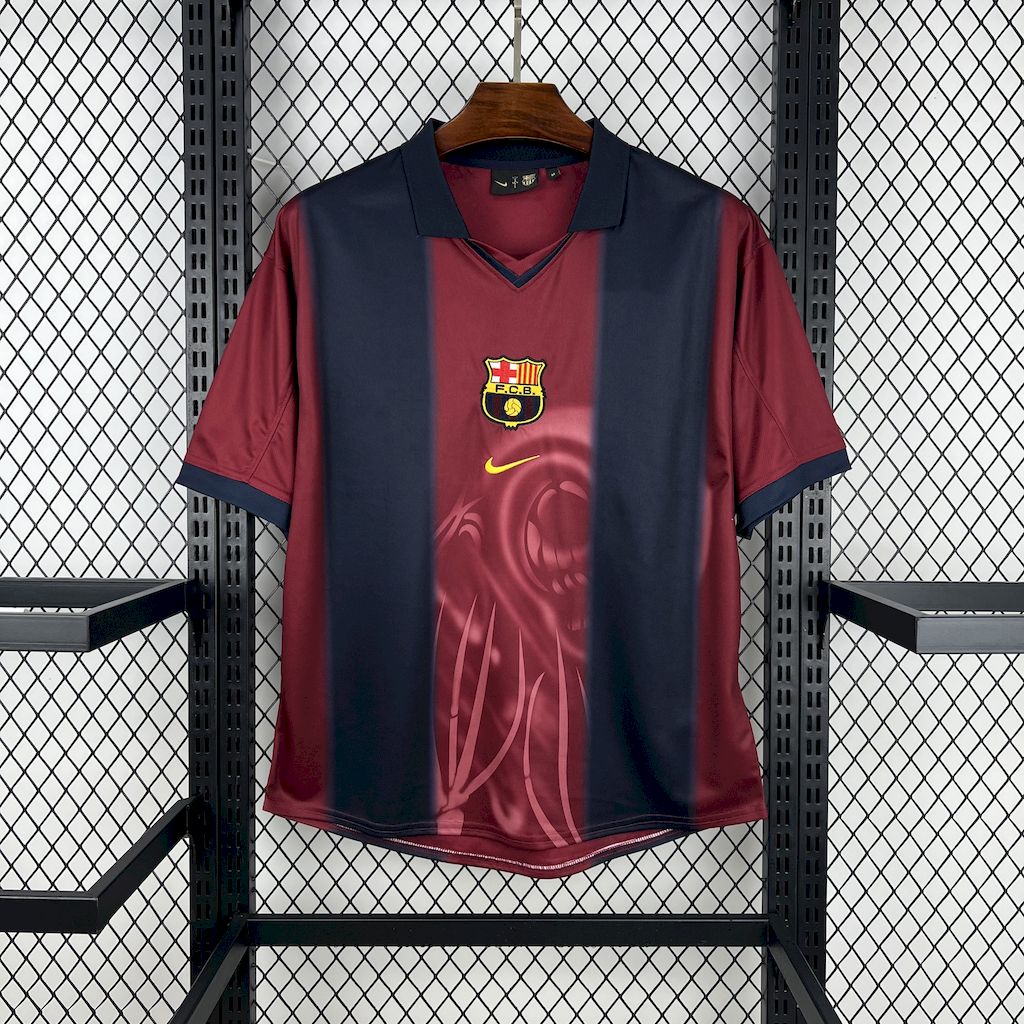CJ x Nike x FC Barcelona Retro 2000/01 Home Skeleton Jersey