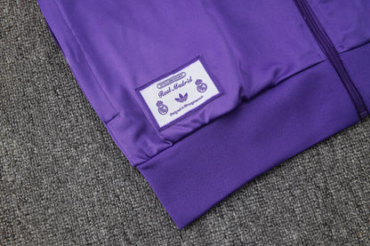 Real Madrid Purple Tracksuit Full-Zip 25/26