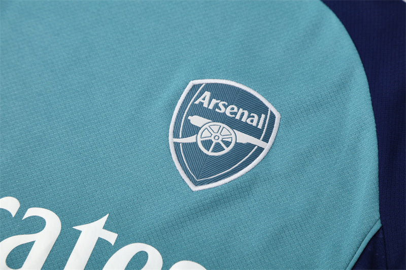 Arsenal Cyan/Blue Training Shirt + Shorts Kit 25/26
