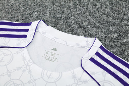 Kit Shirt + Shorts Real Madrid White/Black/Purple 25/26