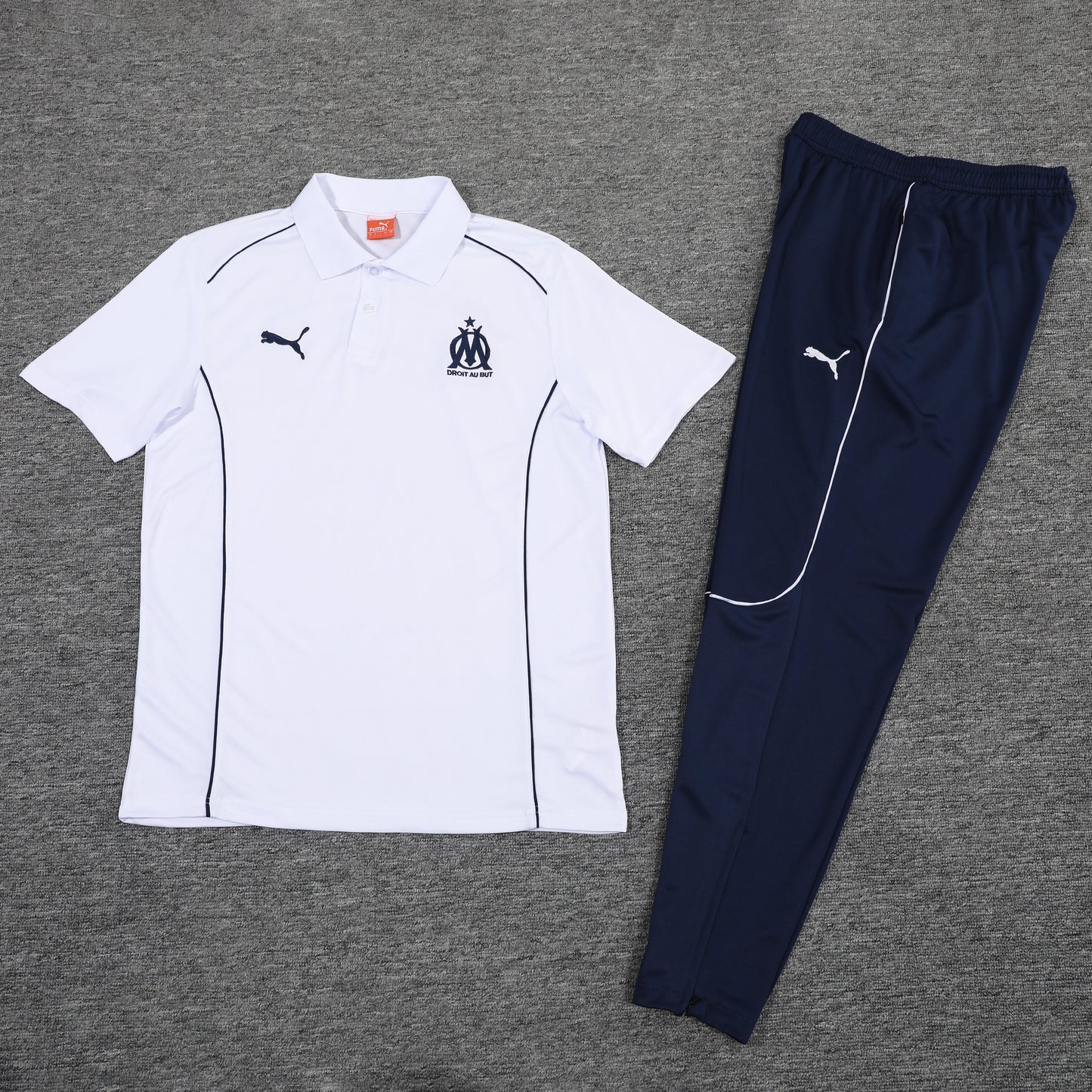 Polo Kit + Pants Al-Nassr White/Dark Blue 25/26