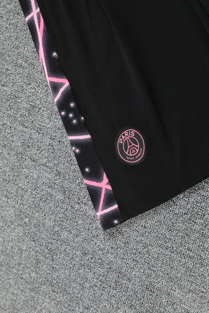 PSG Pink/Black Training Tank Top + Shorts Kit 25/26