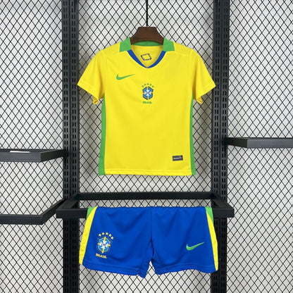 Brazil Home 2025 Kit Kids (Women's Team)