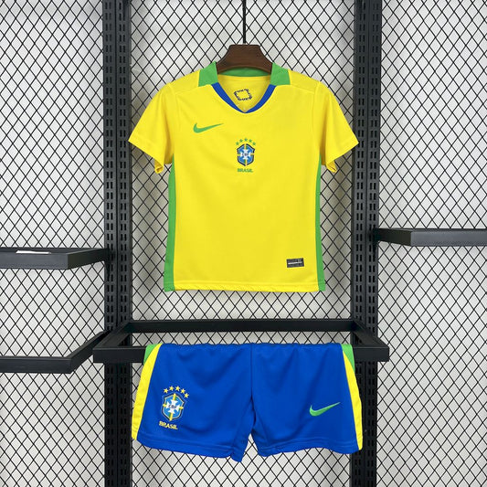 Brazil Home 2025 Kit Kids (Women's Team)