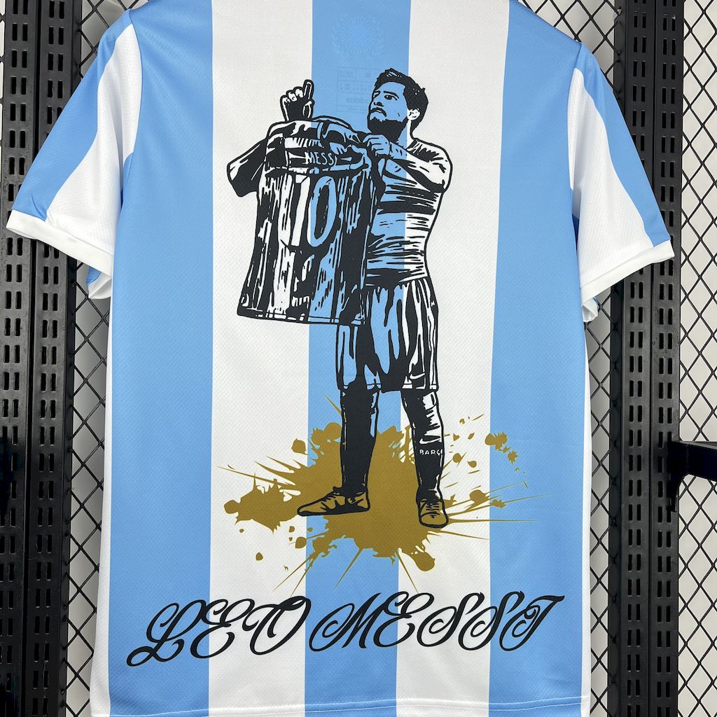 Argentina 2024-25 Adidas 50th Anniversary Messi Jersey