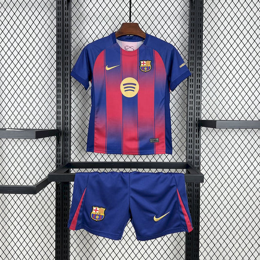 Barcelona Home 25/26 Kit Kids