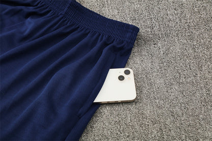 Kit Shirt + Shorts Barcelona Dark Blue/Orange 25/26