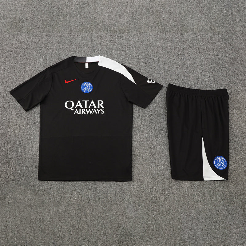 Kit Shirt + Shorts PSG Black 25/26