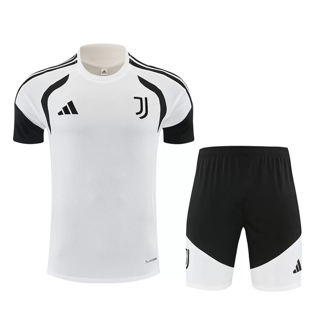Completino Manica Corta Juventus 26/27 Uomo Bianco | Kit Allenamento - CalcioVivo