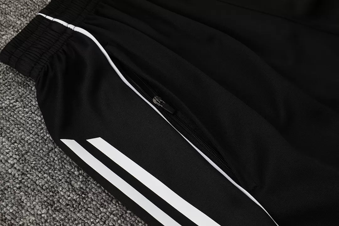 Completino Canottiera Real Madrid 25/26 Uomo Nero | Kit Allenamento - CalcioVivo