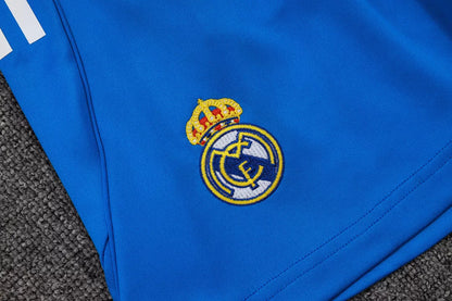 Completino Canottiera Real Madrid 25/26 Uomo Azzurro | Kit Allenamento - CalcioVivo
