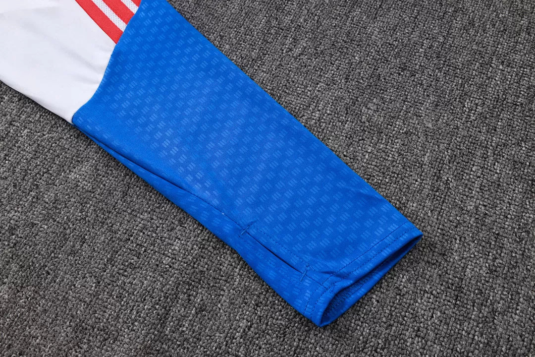 Tuta Colombia Bianco/Blu Half-Zip 2026 Uomo | Tuta da Calcio - CalcioVivo