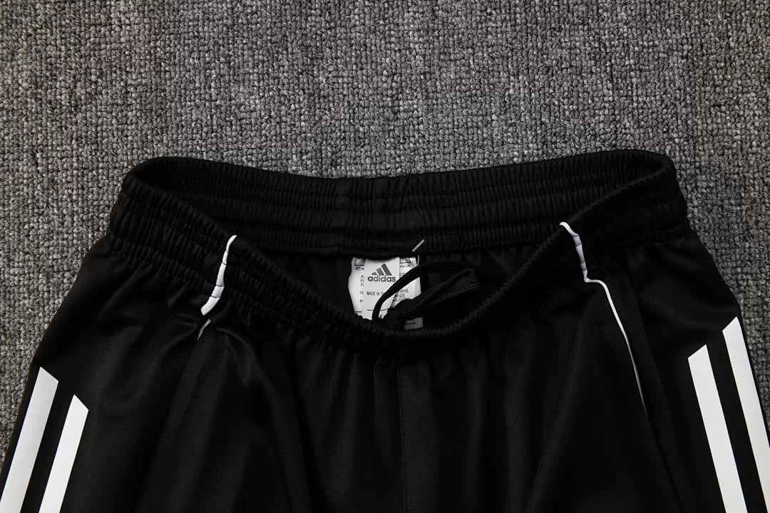 Completino Canottiera Real Madrid 25/26 Uomo Nero | Kit Allenamento - CalcioVivo
