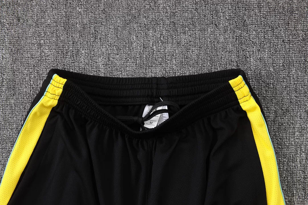 Completino Canottiera Brasile 26/27 Uomo Nero Giallo | Kit Allenamento - CalcioVivo