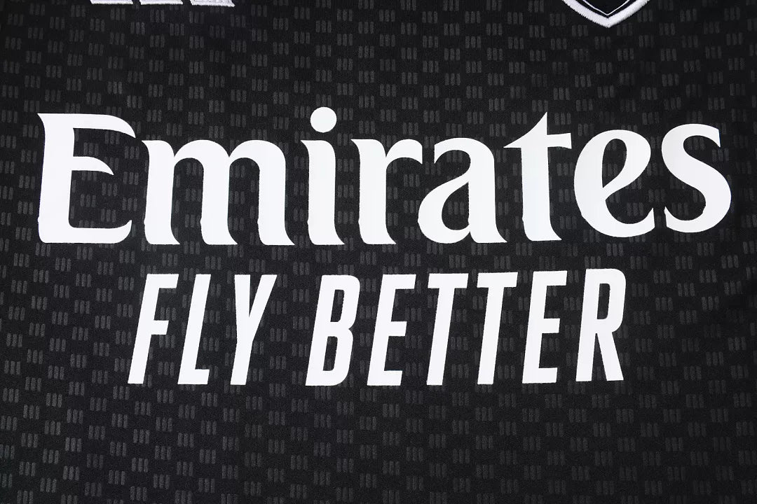 Completino Canottiera Arsenal 26/27 Uomo Nero | Kit Allenamento - CalcioVivo