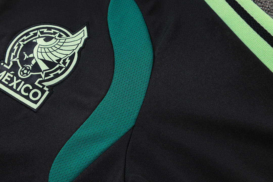 Tuta Messico Nero Half-Zip Uomo 2026 | Tuta da Calcio - CalcioVivo