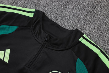 Tuta Messico Nero Half-Zip Uomo 2026 | Tuta da Calcio - CalcioVivo
